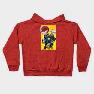 3 Heroes! Kids Hoodie